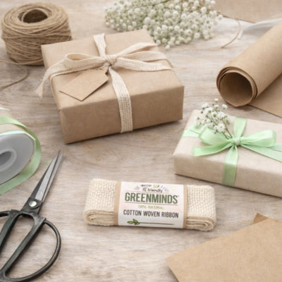 Nastro Greenminds cotone naturale 2 m | 48 pezzi