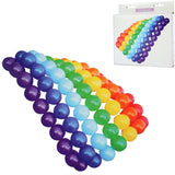 Amscan palloncini fai da te arcobaleno 13 cm 77 pezzi | 8 pezzi