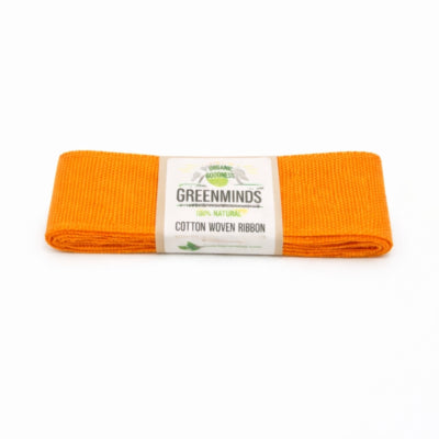 Nastro Greenminds cotone arancione 2 m | 48 pezzi