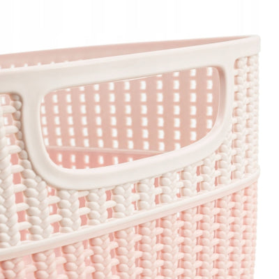 Cesto portabiancheria rosa 29 cm 6,8 l | 6 pezzi