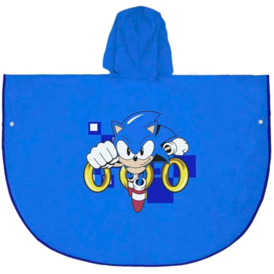 Poncho antipioggia per bambini Sonic 2 assortiti | 6 pezzi