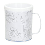 Colora la tua tazza di animali marini 250 ml | 36 pezzi