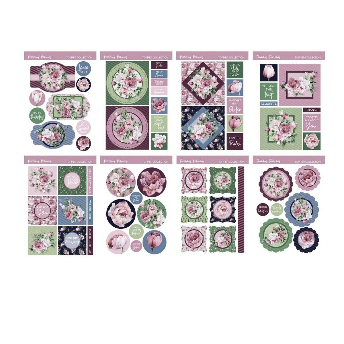 L'albero di carta • collezione fustellate di peonie preziose