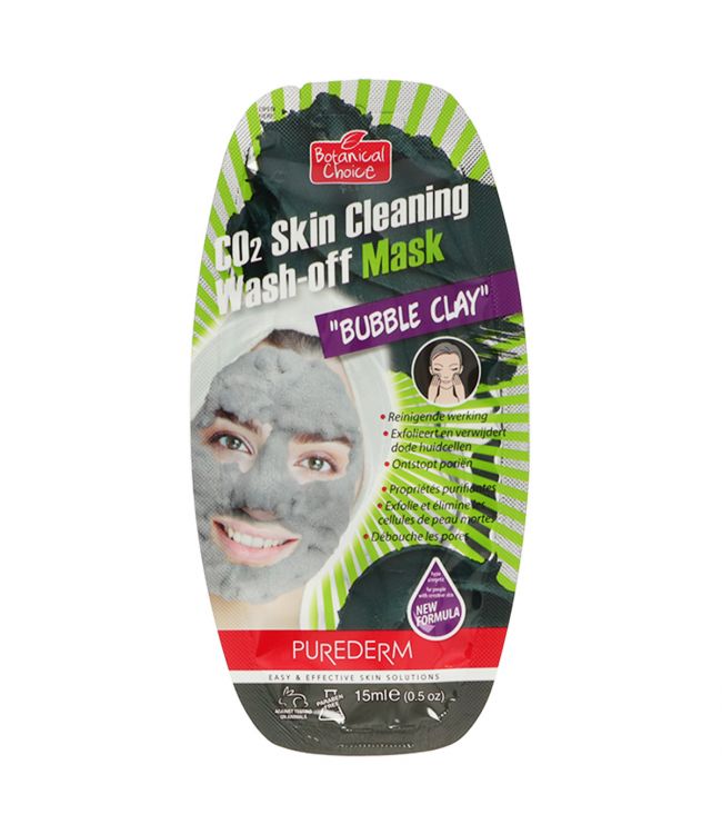 Maschera viso detergente Bubble Clay Purederm