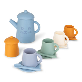 Toni puri | set da gioco per il tè multicolore