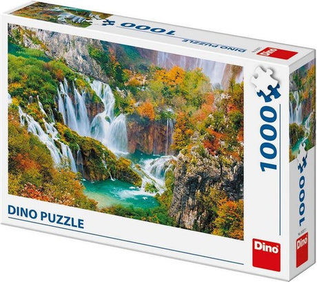 Dinotoys puzzle dino - cascate di plitvice croazia - 1000 pezzi