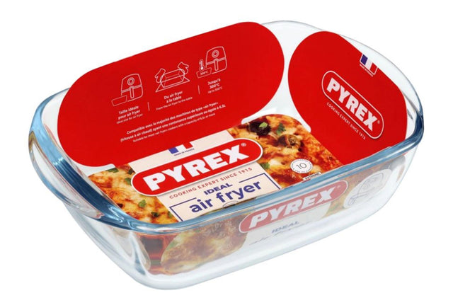Piatto rettangolare per friggitrice ad aria Pyrex 1,2 l 23x15x7 cm