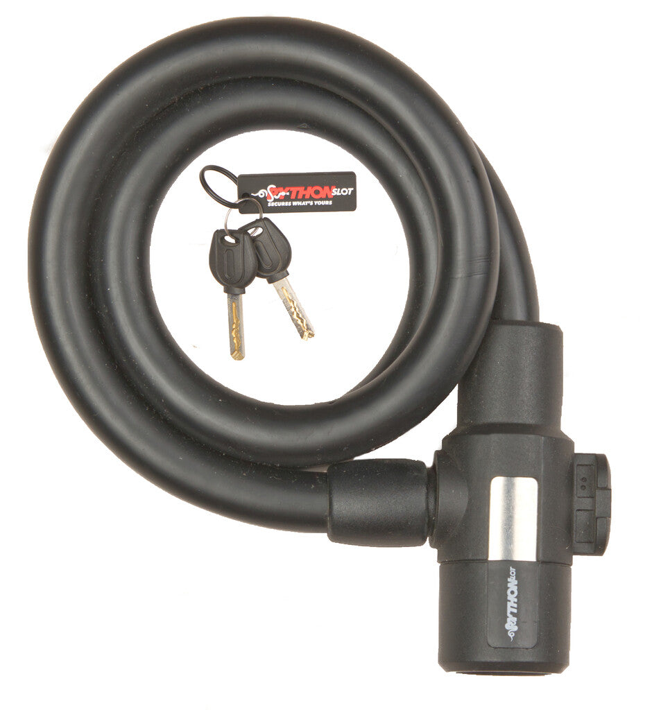 Lucchetto con cavo Buzaglo Python Lock 15mmx90cm, con staffa
