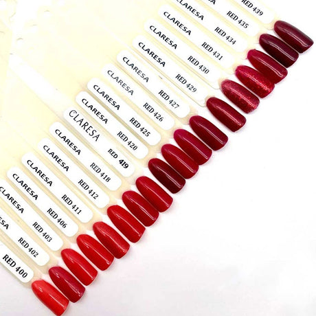 Smalto gel UV LED Claresa 5 ml Rosso 425 Arcobaleno Esplosione