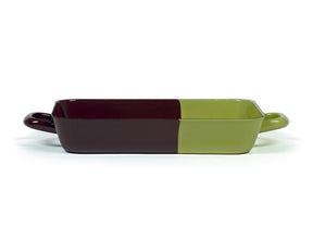 Piatto da forno - 29 x 18 cm - Pistacchio al cioccolato