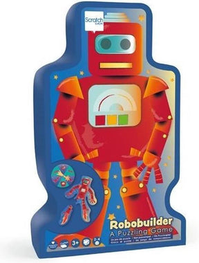 Dama graffia forme puzzle robot robobuilder