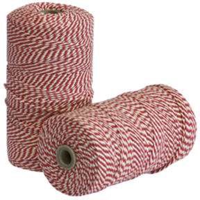 Corda per involtini 80 m rosso bianco Corda per involtini 80 m rosso bianco