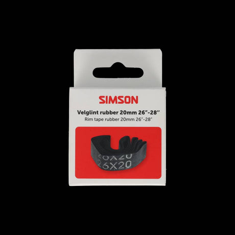 Nastro per cerchioni Simson 26-28 largo 20 mm - nero