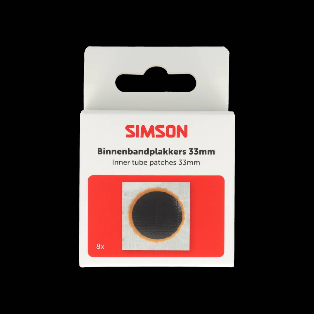 Toppe per camera d'aria Simson 33mm 8 pezzi