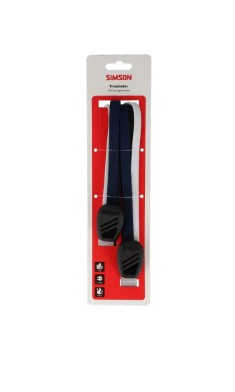 Raccoglitore trio Simson 60 cm - nero blu bianco