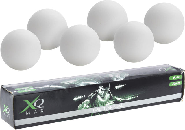 Palline da ping pong Xq max 40mm 6 pezzi bianche