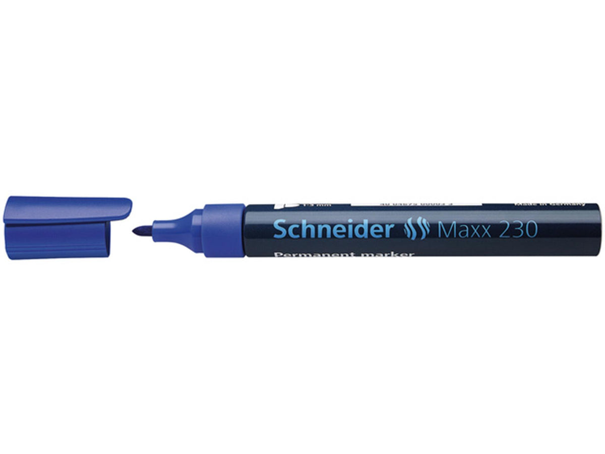 Pennarello Schneider permanente 230 tondo blu 10 pz