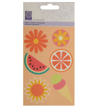 Vaessen creative • adesivi cart-us 2 pezzi happy sunshine