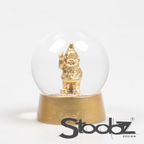 Stoobz design stoobz gnome f*ck you shake ball gold 10x10x12cm
