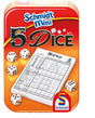 999games Schmidt 5 dadi Yahtzee gioco di dadi in lattina
