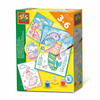 Ses - creazione di cartoline glitterate acqualine