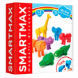 Smartmax i miei primi animali da safari - animali da safari magnetici - set da costruzione da 18 pezzi con elementi morbidi - giocattoli educativi per bambini - da 1 anno