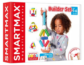 Smartmax il mio primo set da costruzione - giocattoli da costruzione magnetici - set da 20 pezzi con barre curve - giocattoli educativi per bambini piccoli - da 1 anno