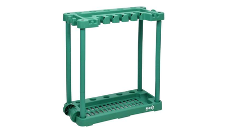 Porta attrezzi da giardino Flo - 84 x 74 x 35 cm - plastica - verde - max. 45 chilogrammi