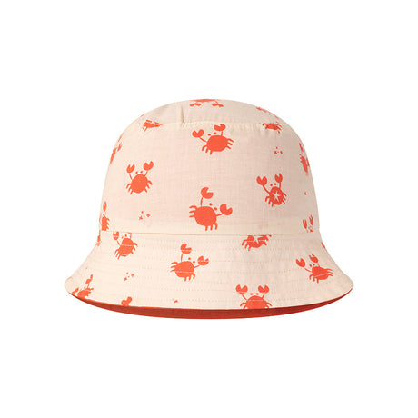 Granchio | cappello da sole reversibile UV beige rosso
