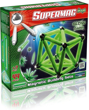 Selecta supermag - set di magneti maxi bagliore da 44 pezzi