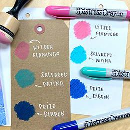 Ranger inchiostro ranger • pastelli tim holtz distress set 12 3pz.