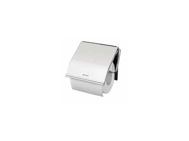 Portarotolo Brabantia acciaio brillante 12,3x1,7x13,2cm