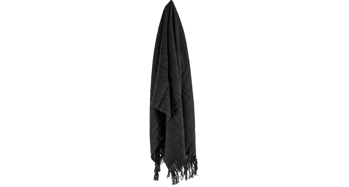 Plaid cosy 130x160cm black