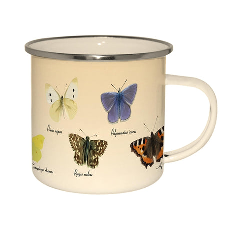 Farfalle per tazza smaltate dal design Esschert