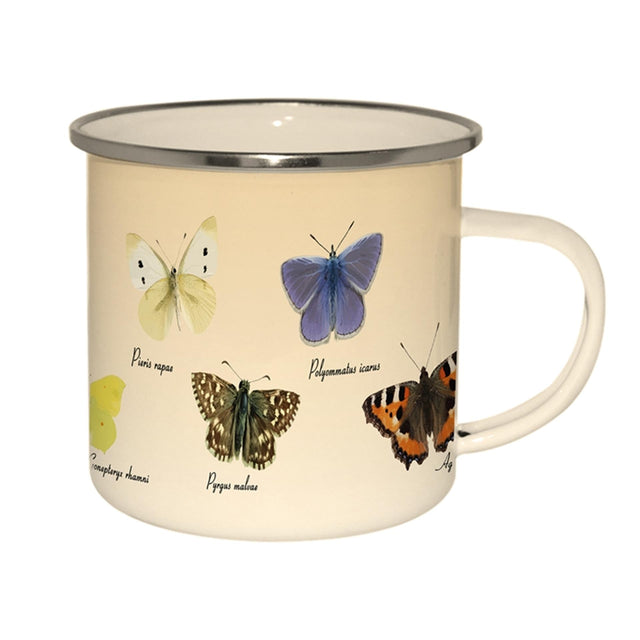 Farfalle per tazza smaltate dal design Esschert