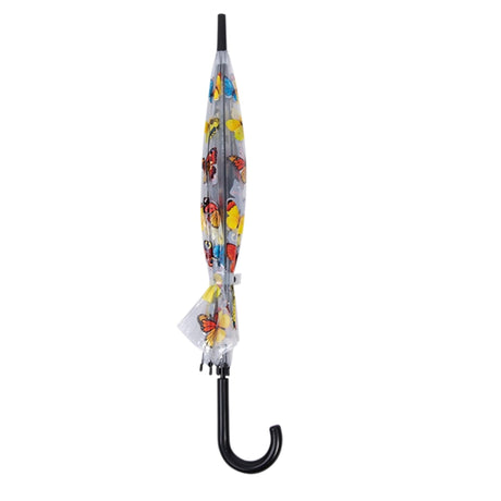Ombrello di design Esschert trasparente con stampa di farfalle ã˜83 cm