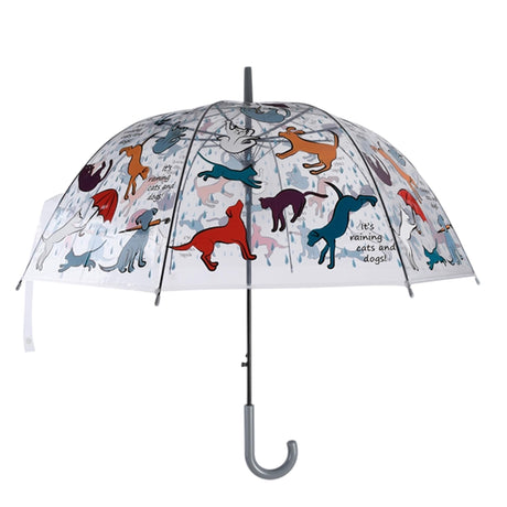 Ombrello Esschert design trasparente piove gatti cani ø83cm