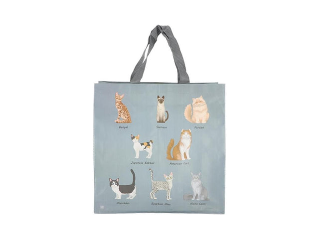 Borsa shopping Esschert design razze di gatti 14,5x39,6xh40,7cm