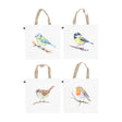 Esschert design borsa per la spesa acquerello uccello asino. 40x14,5x40 cm pag