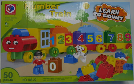I numeri di costruzione di Jonotoys si allenano con robusti blocchi di costruzione