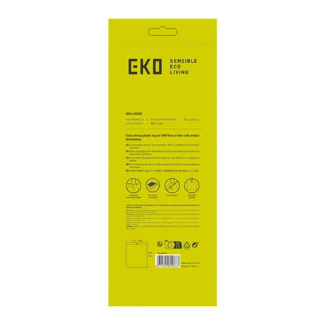 Sacchi per rifiuti Eko tipo e 25-35 litri - rotolo da 12 sacchi