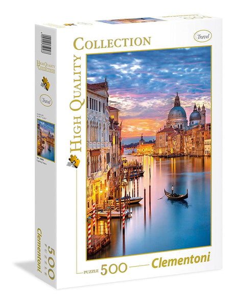 Puzzle Clementoni - tramonto a Venezia - 500 pezzi