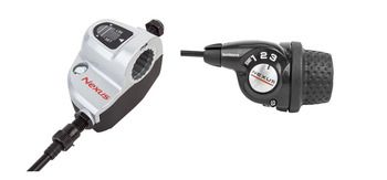 Shimano twist grip nexus 3 - - grip+clickbox (sfuso)