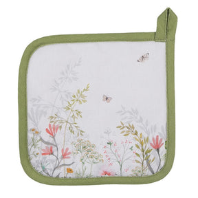 Presina Clayre Eef fiori bianco verde 20x20 cm
