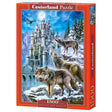 Lupi e castello di Castorland – Puzzle – 1.500 pezzi – Finitura satinata – Vestibilità perfetta – Qualità europea