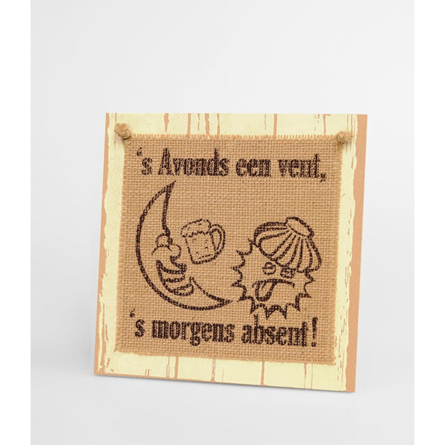 Cartello in legno Paperdreams - sera
