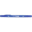 Tombow • brushpen bicolore blu a doppia punta