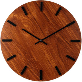 Orologio da parete in stile casa mdf color legno ø40cm