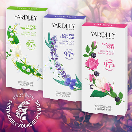 Yardley sapone londra mughetto 3x100gr.