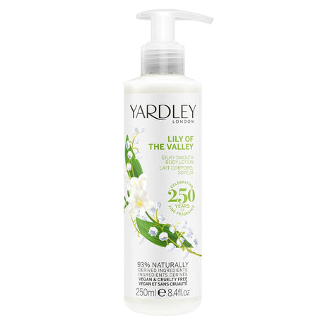 Yardley London lozione per il corpo al giglio della valle 200 ml